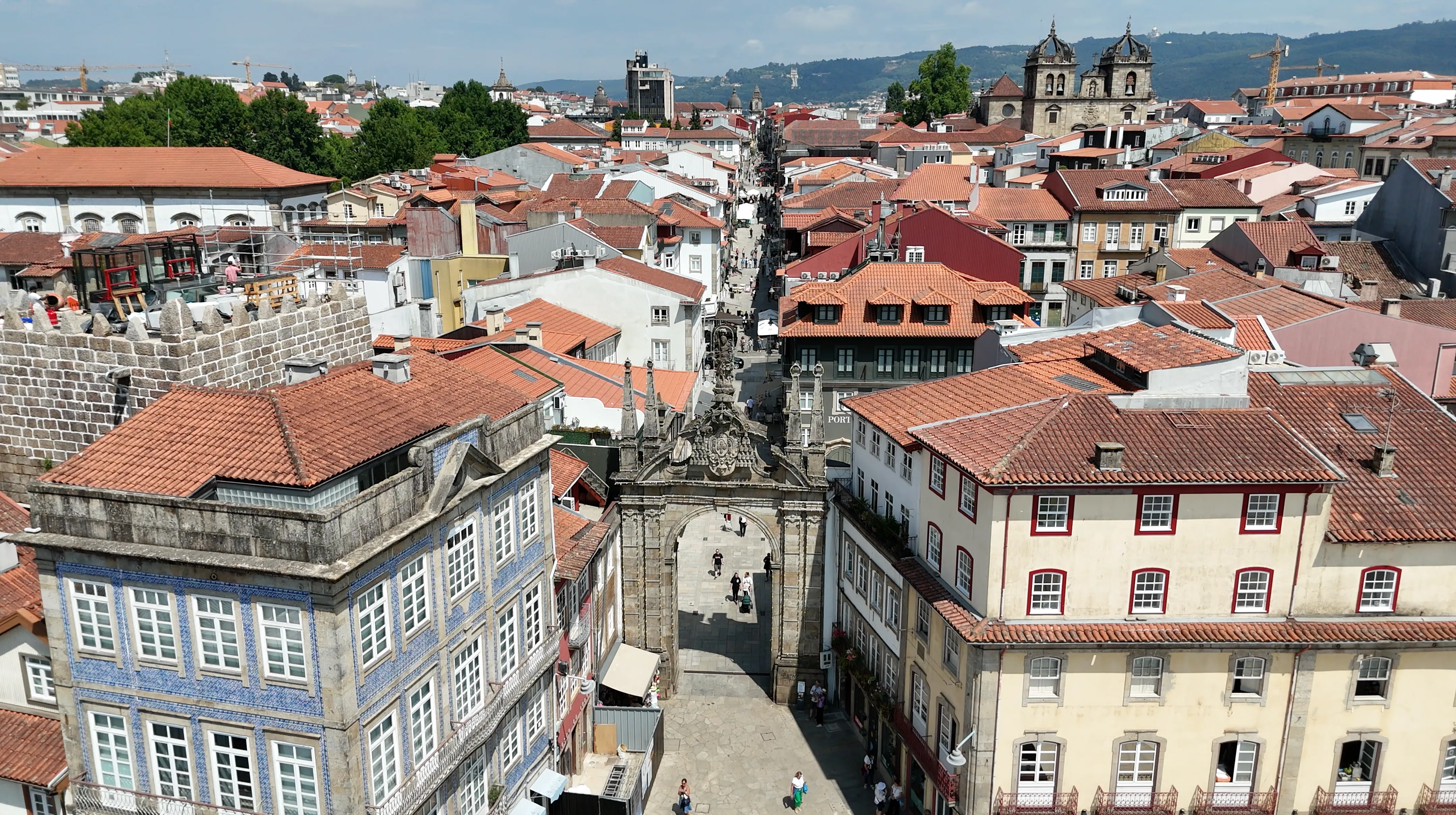 Braga city view
